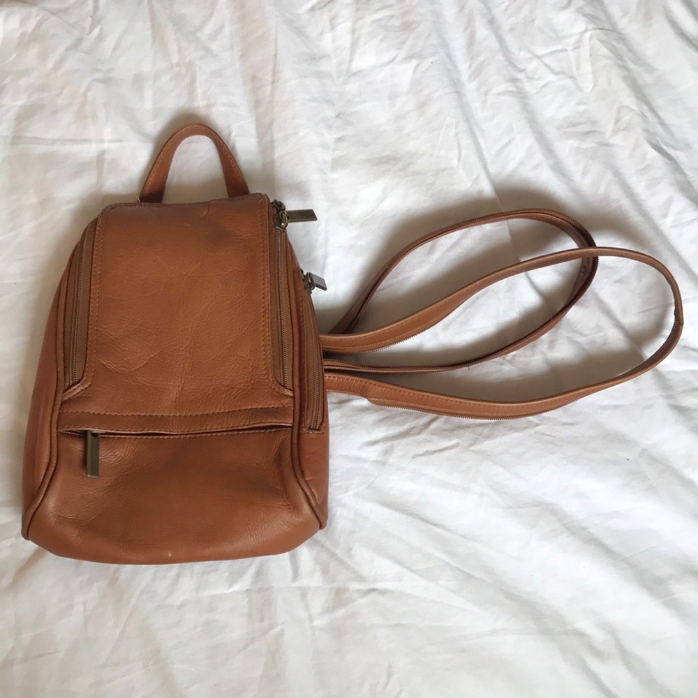 Leather Mini Backpack